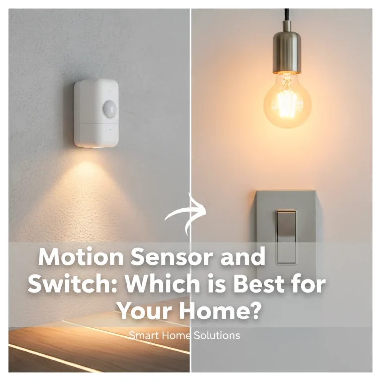 Motion Sensor and Switch: Which is Best for Your Home?
