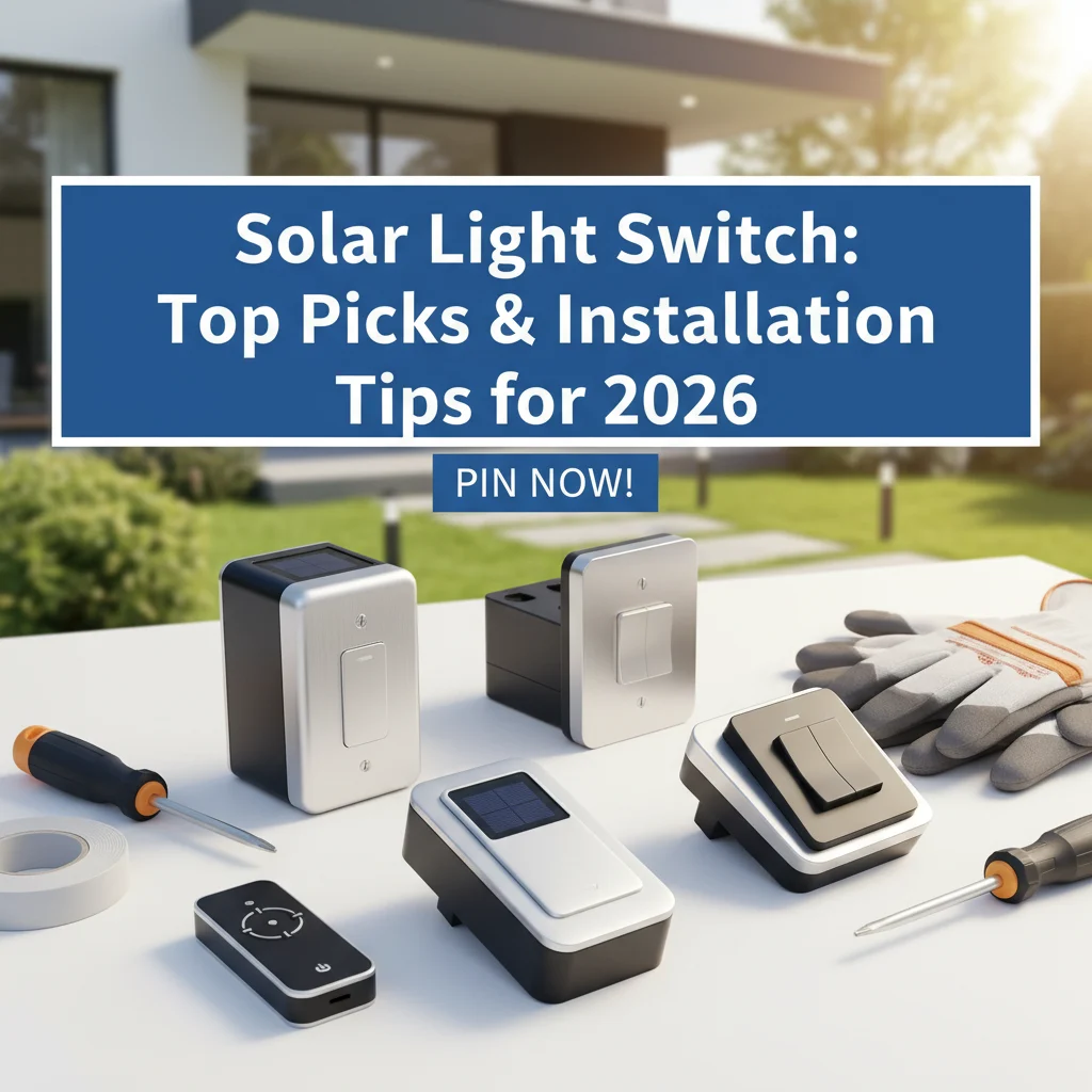 Solar Light Switch: Top Picks & Installation Tips for 2026