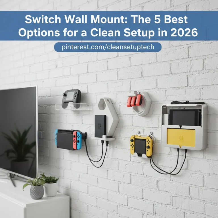 Switch Wall Mount: The 5 Best Options for a Clean Setup in 2026