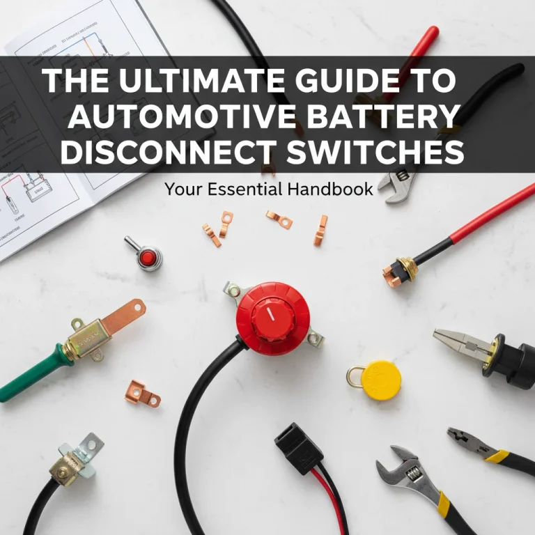 The Ultimate Guide to Automotive Battery Disconnect Switches