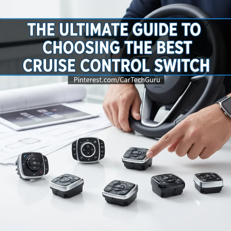 The Ultimate Guide to Choosing the Best Cruise Control Switch