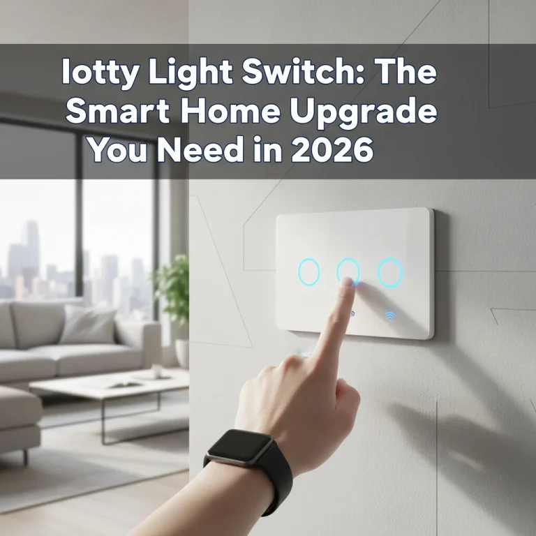 Iotty Light Switch: The Smart Home Upgrade You Need in 2026