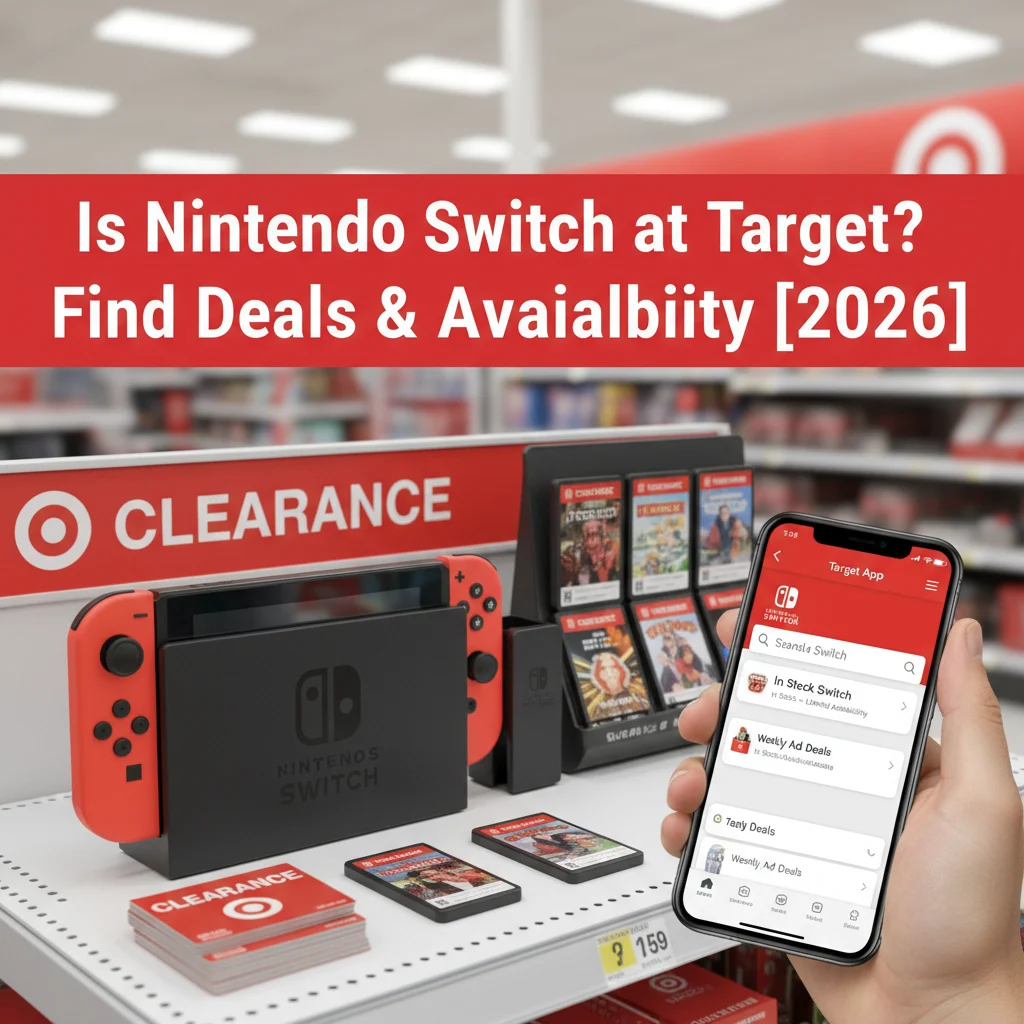 Is Nintendo Switch at Target? Find Deals & Availability [2026]