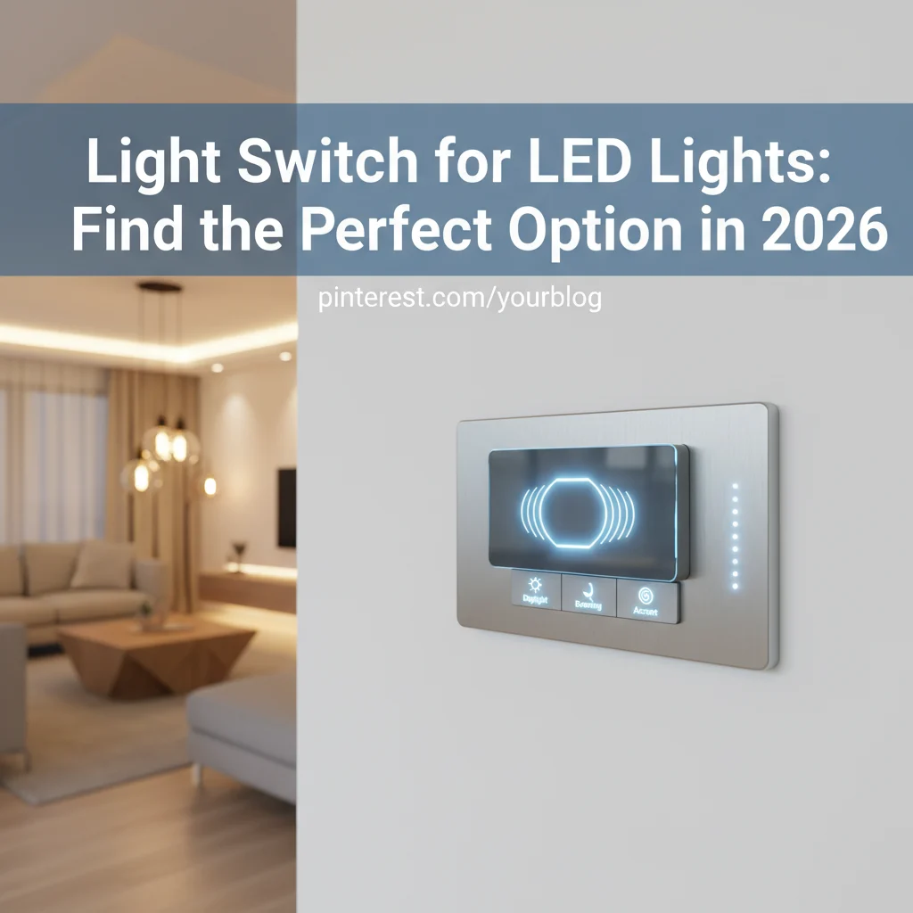 Light Switch for LED Lights: Find the Perfect Option in 2026