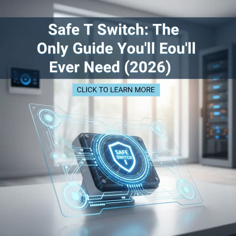 Safe T Switch: The Only Guide You’ll Ever Need (2026)