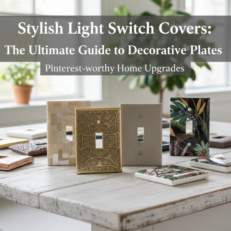 Stylish Light Switch Covers: The Ultimate Guide to Decorative Plates