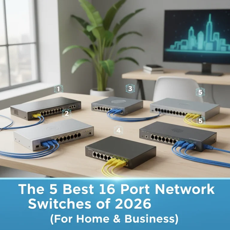 The 5 Best 16 Port Network Switches of 2026 (For Home & Business)