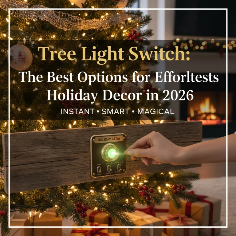 Tree Light Switch: The Best Options for Effortless Holiday Decor in 2026