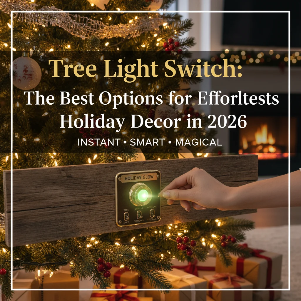 Tree Light Switch: The Best Options for Effortless Holiday Decor in 2026