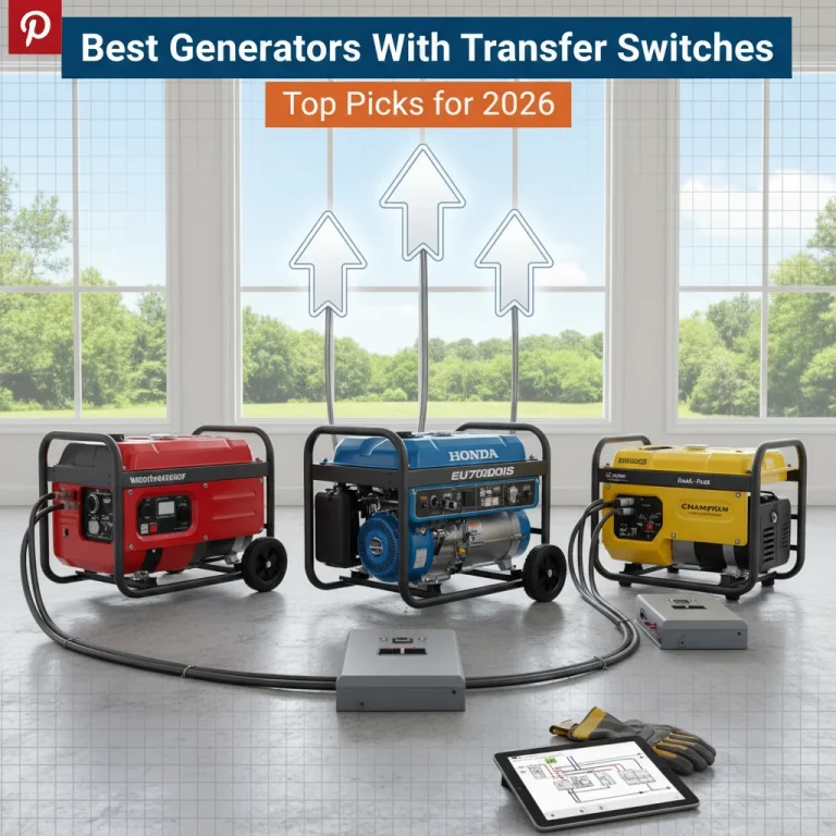 Best Generators With Transfer Switches: Top Picks for 2026