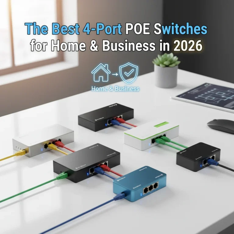 The Best 4-Port PoE Switches for Home & Business in 2026