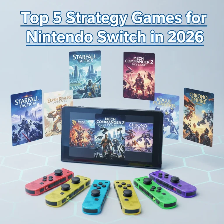 Top 5 Strategy Games for Nintendo Switch in 2026